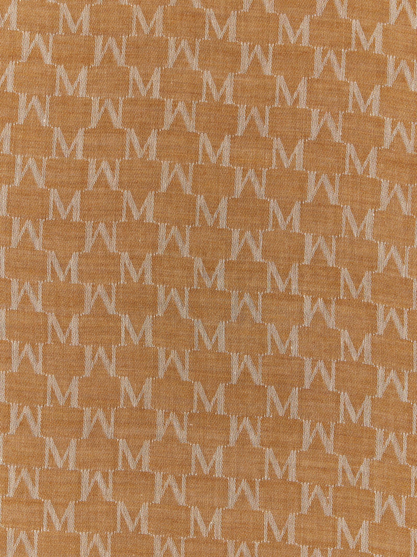 Max Mara Brauner Baumwoll-Foulard