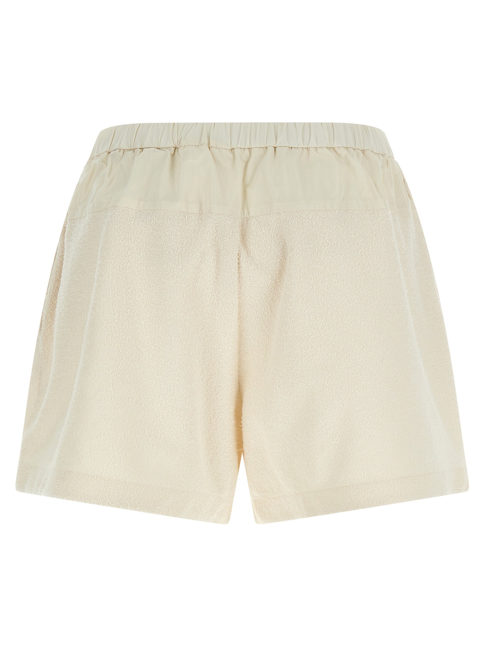 Moncler Weiße Bermuda-Shorts aus Polyester