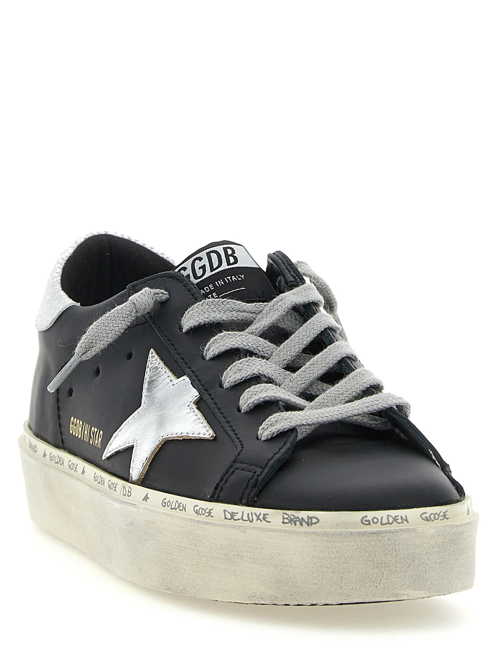 Golden Goose Schwarze Chunky Sneaker aus Rindsleder