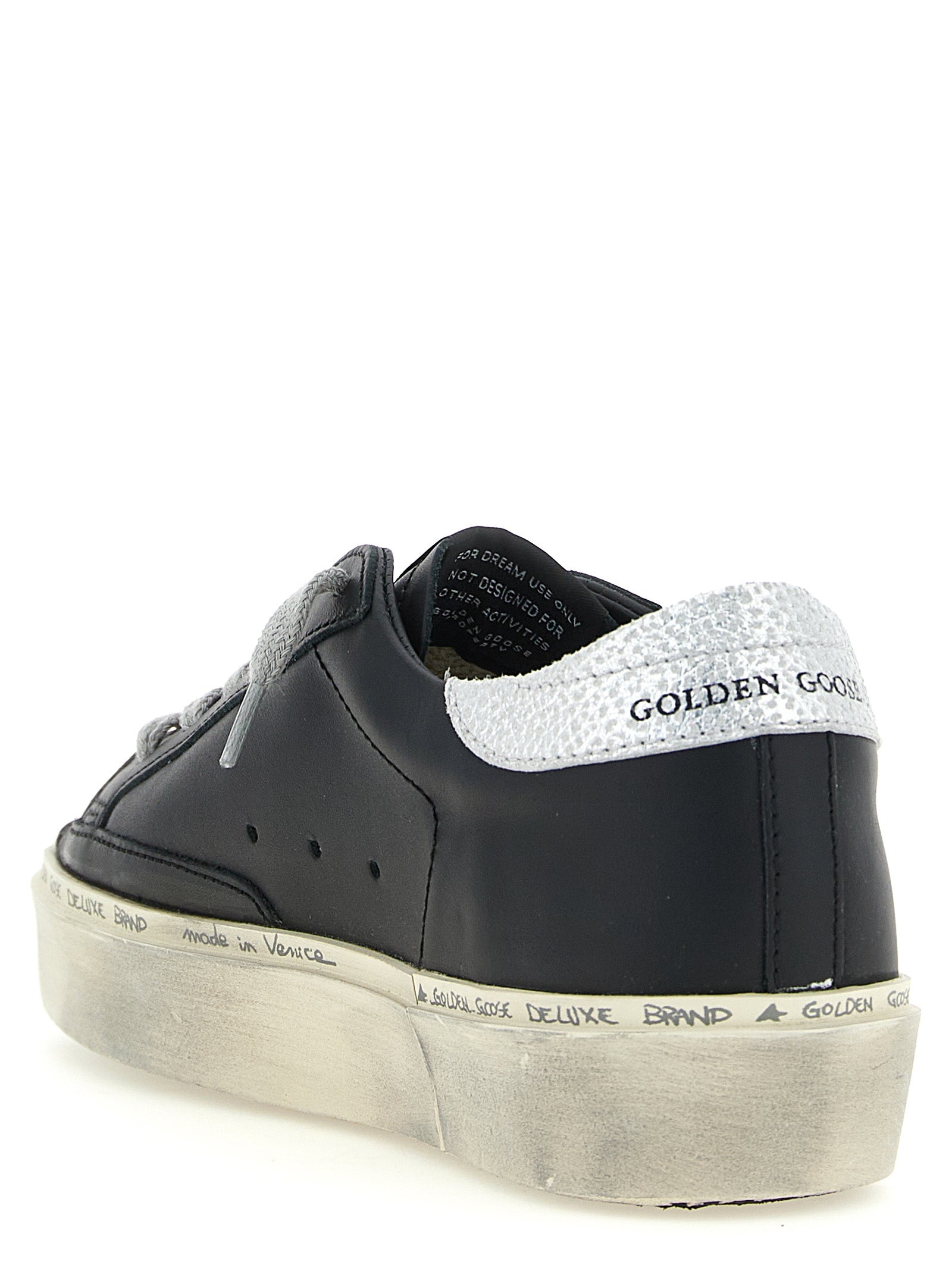 Golden Goose Schwarze Chunky Sneaker aus Rindsleder