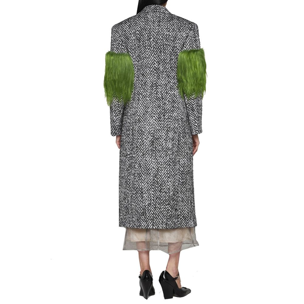 Prada Grauer Wollmantel