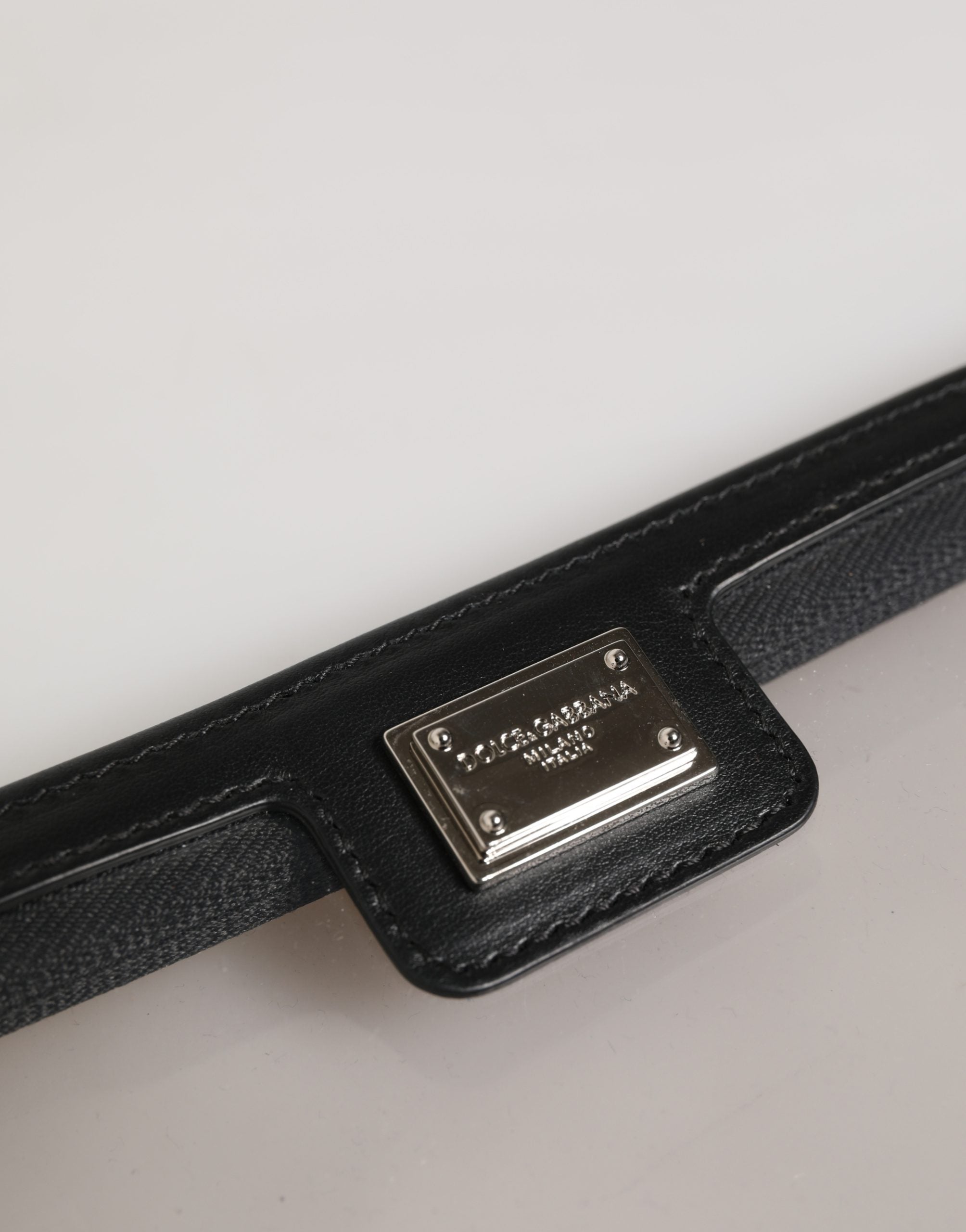 Dolce & Gabbana Transparente PVC Clutch Geldbörse mit Logo-Plakette