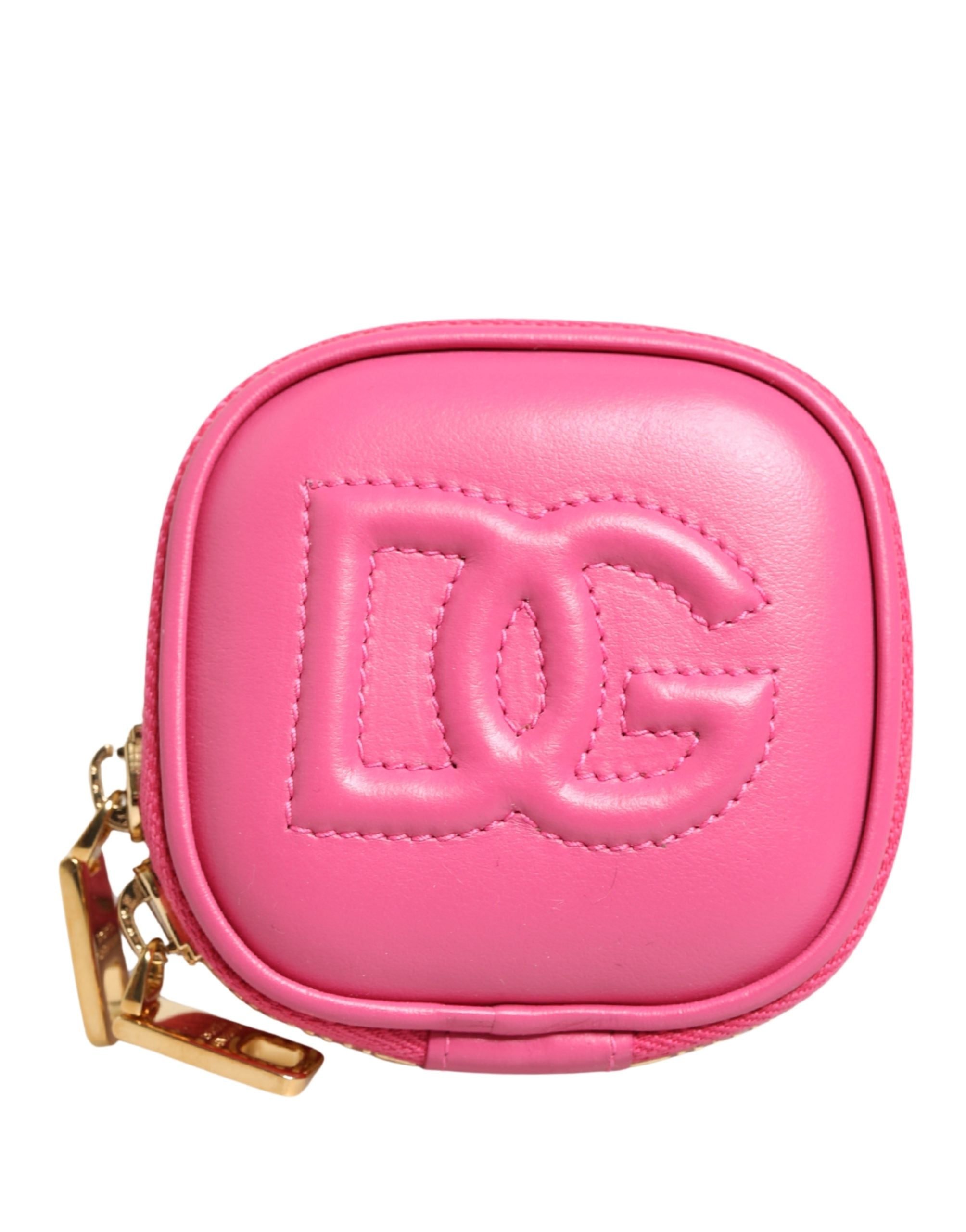 Dolce & Gabbana Pinkes Kalbsleder DG Logo MULTIFUNCTIONAL KIT Tasche
