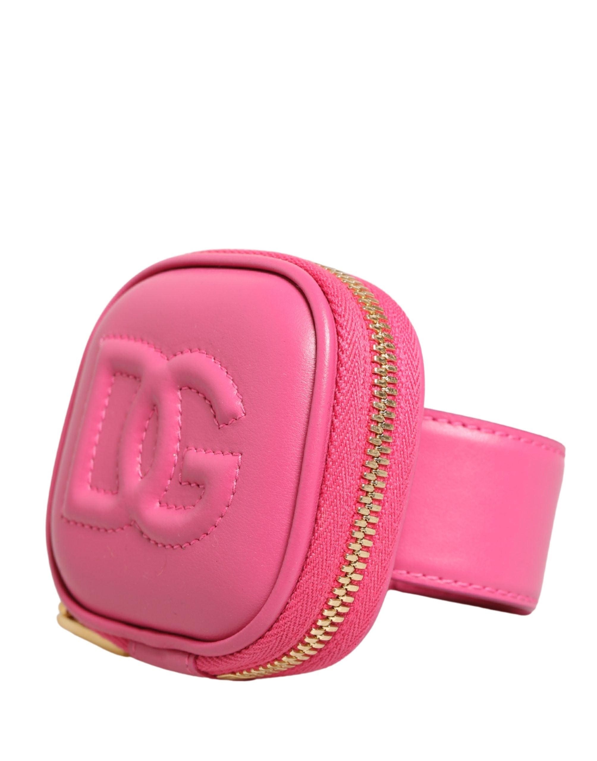 Dolce & Gabbana Pinkes Kalbsleder DG Logo MULTIFUNCTIONAL KIT Tasche