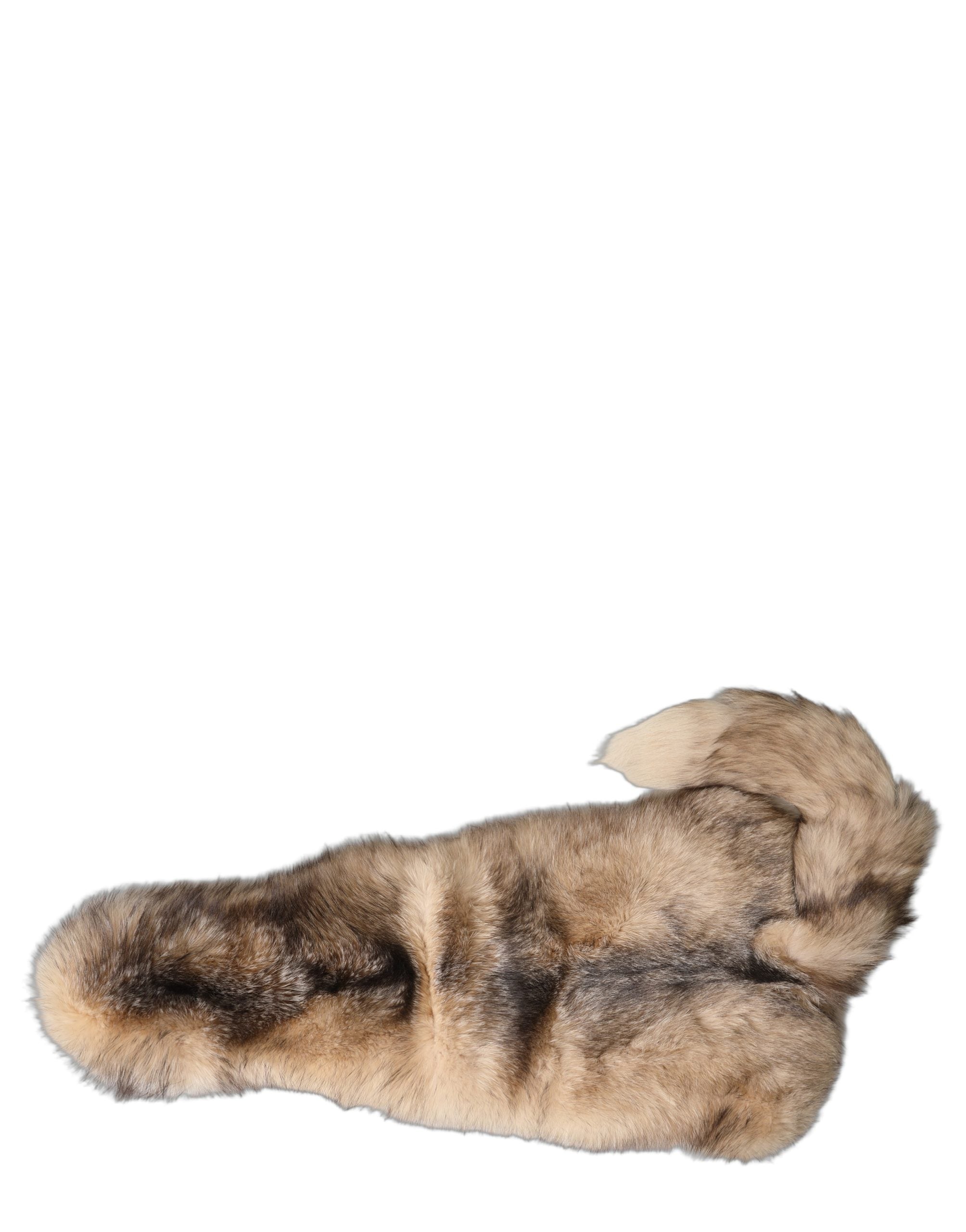 Dolce & Gabbana Brauner Frostfuchs Pelz Halswärmer Winterschal