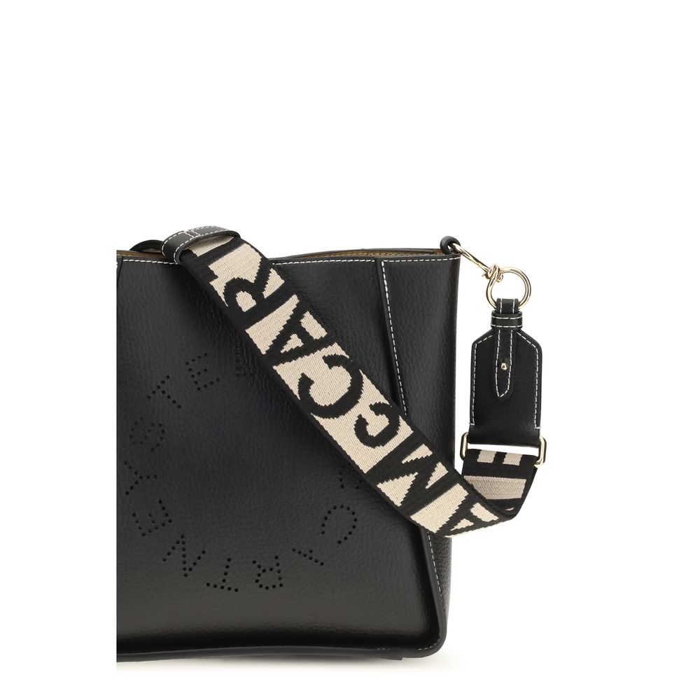 Stella McCartney Schwarze Schultertasche aus Polyethylen