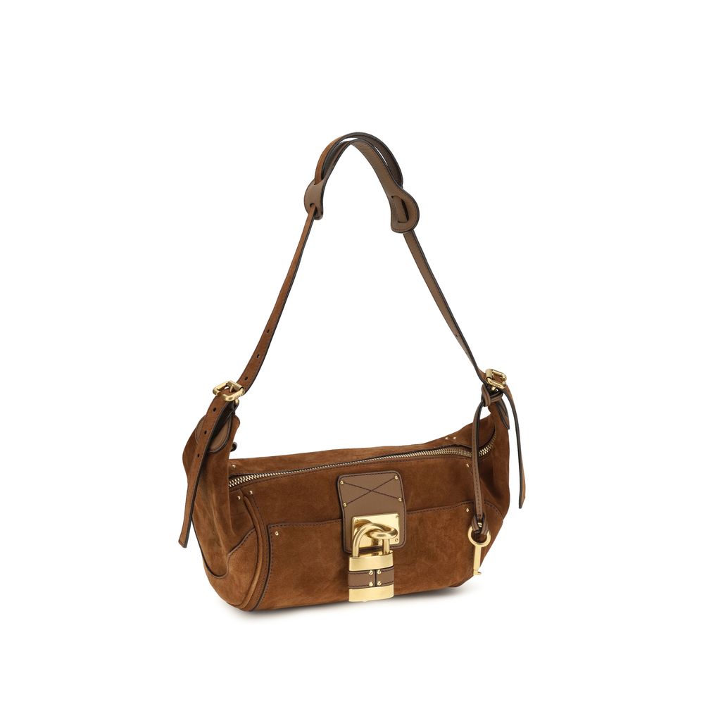Chloé Braune Kalbsleder Bos Taurus Schultertasche