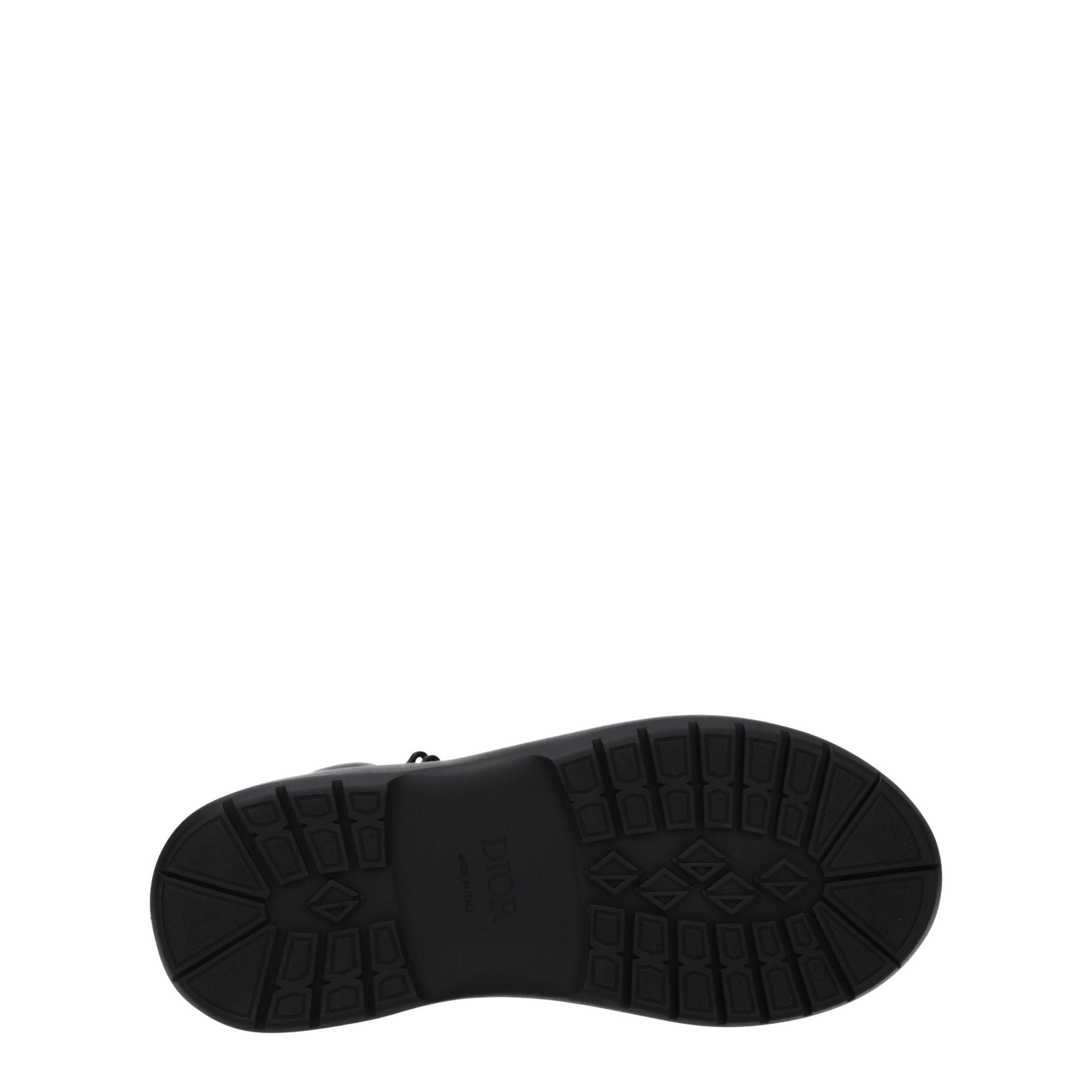 Christian Dior Braune Lederstiefeletten