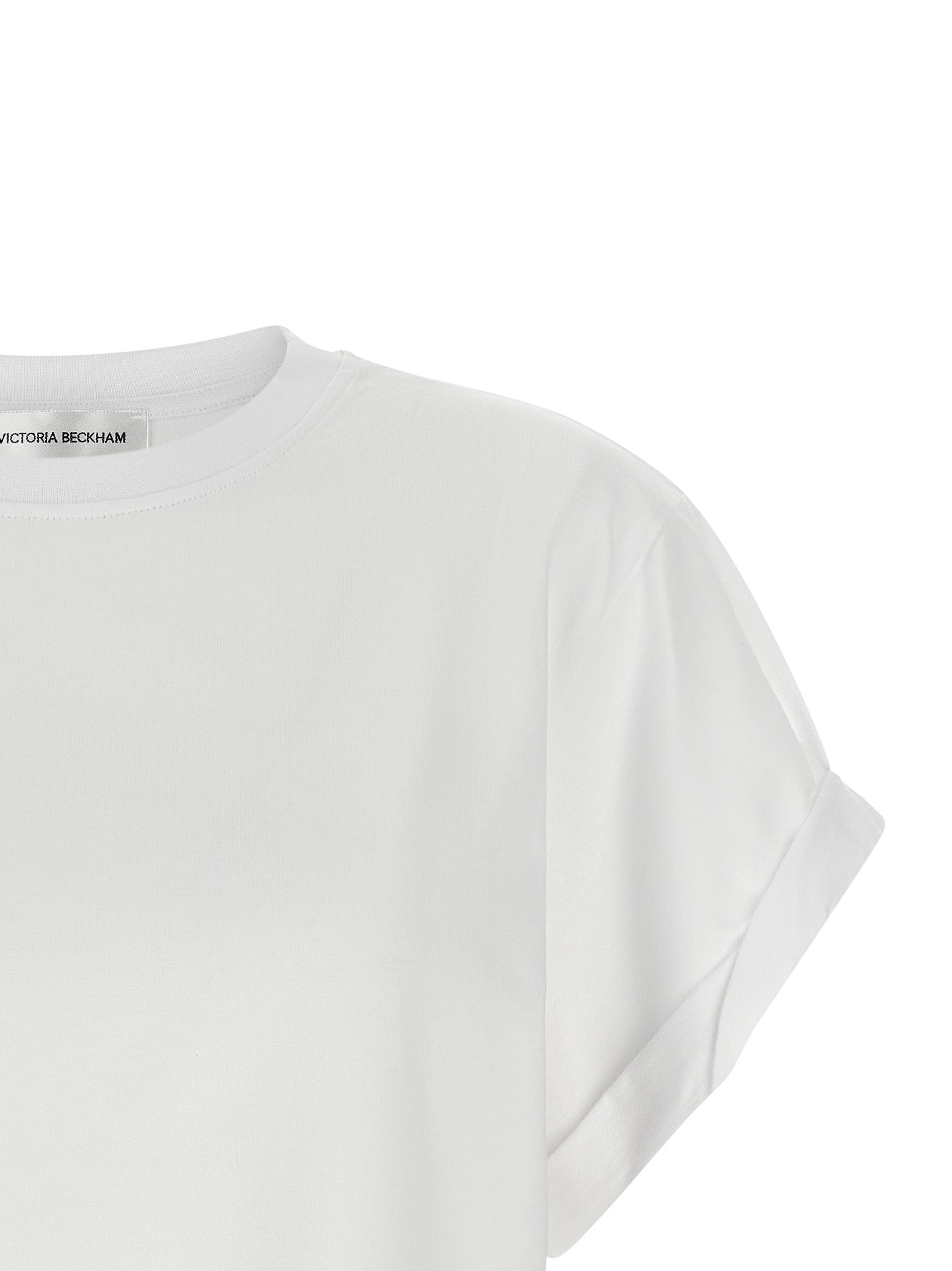 Victoria Beckham Weißes Baumwoll-T-Shirt