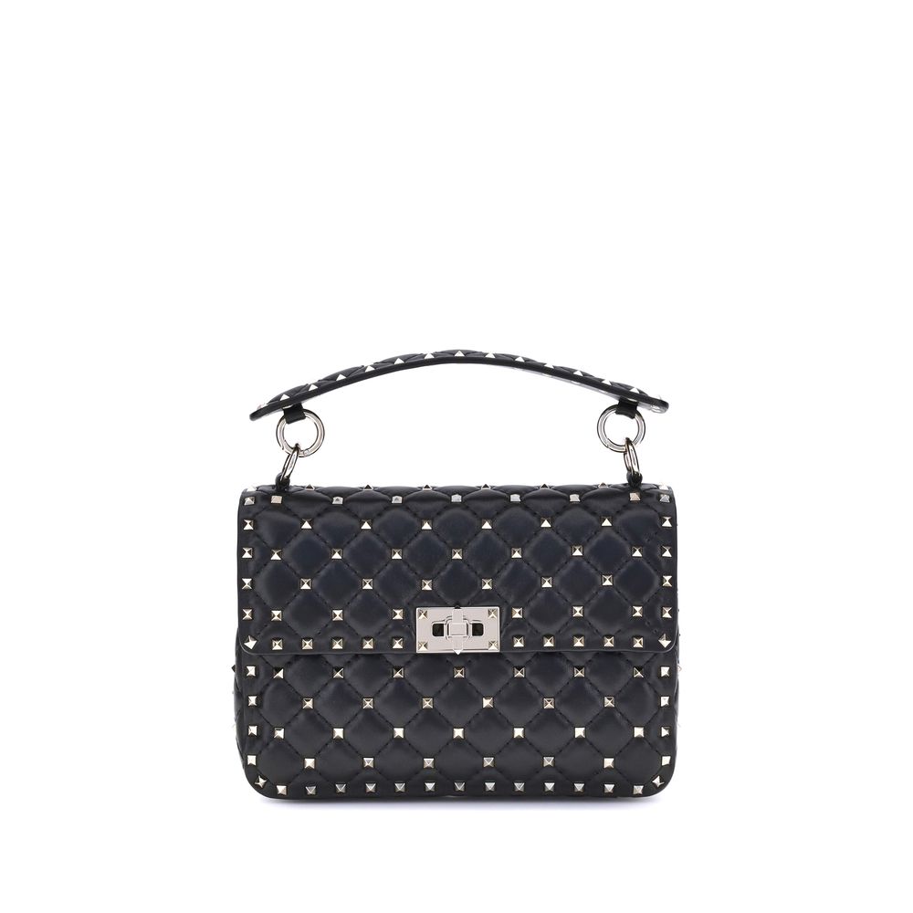Valentino Garavani Schwarze Lammleder Handtasche Ovis Aries Aries