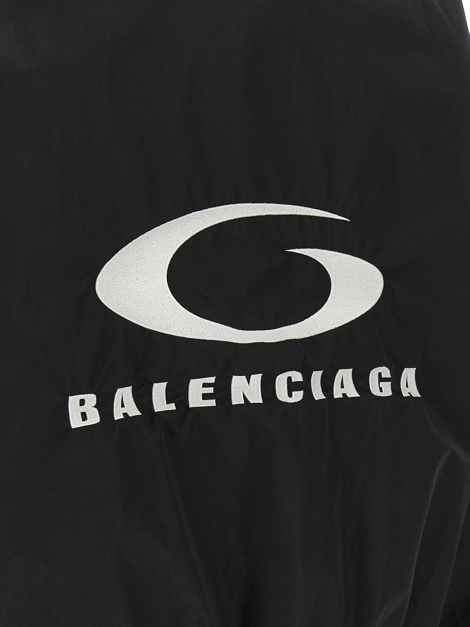 Balenciaga Schwarzer Bomber aus Baumwolle