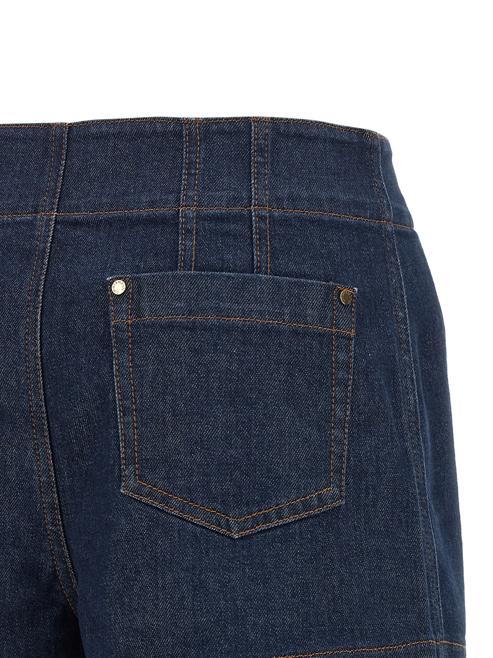 Zimmermann Blaue Baumwoll-Bermudashorts