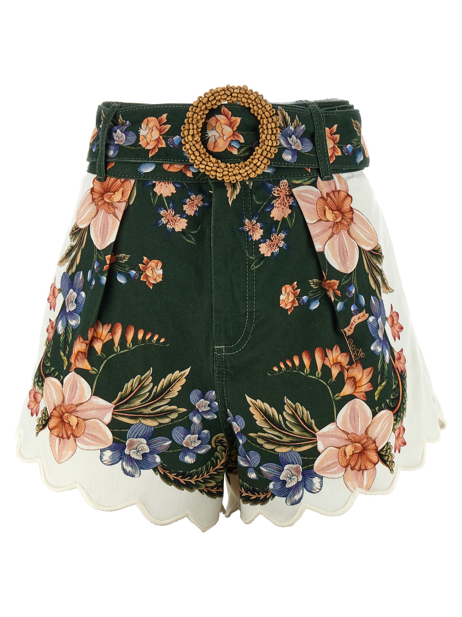 FARM RIO Zweifarbige Leinen-Bermudashorts
