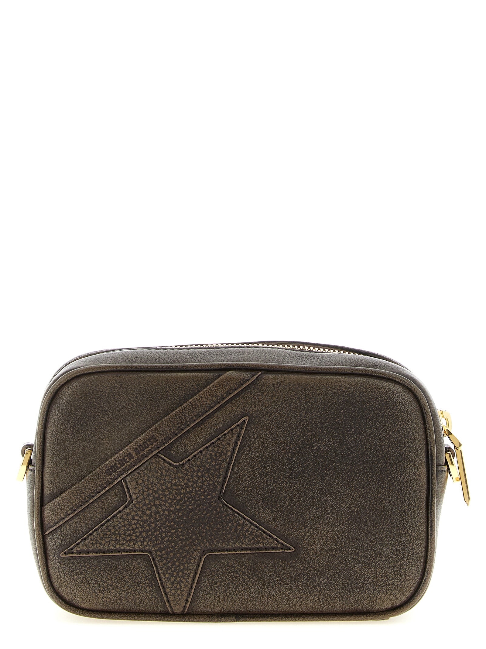 Golden Goose Braune Clutch aus Rindsleder