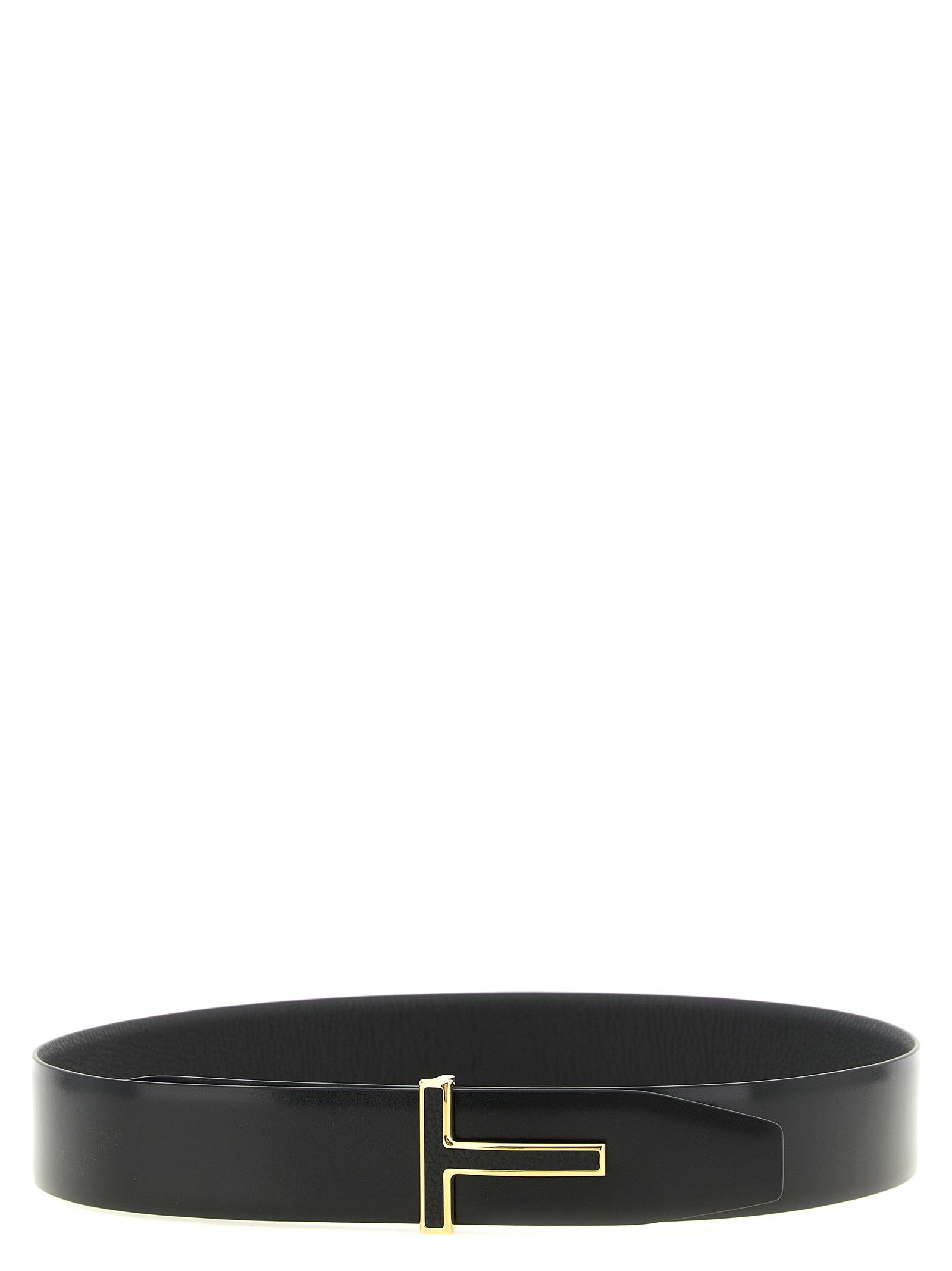 Tom Ford Schwarzer Kalbsleder Gürtel Regular