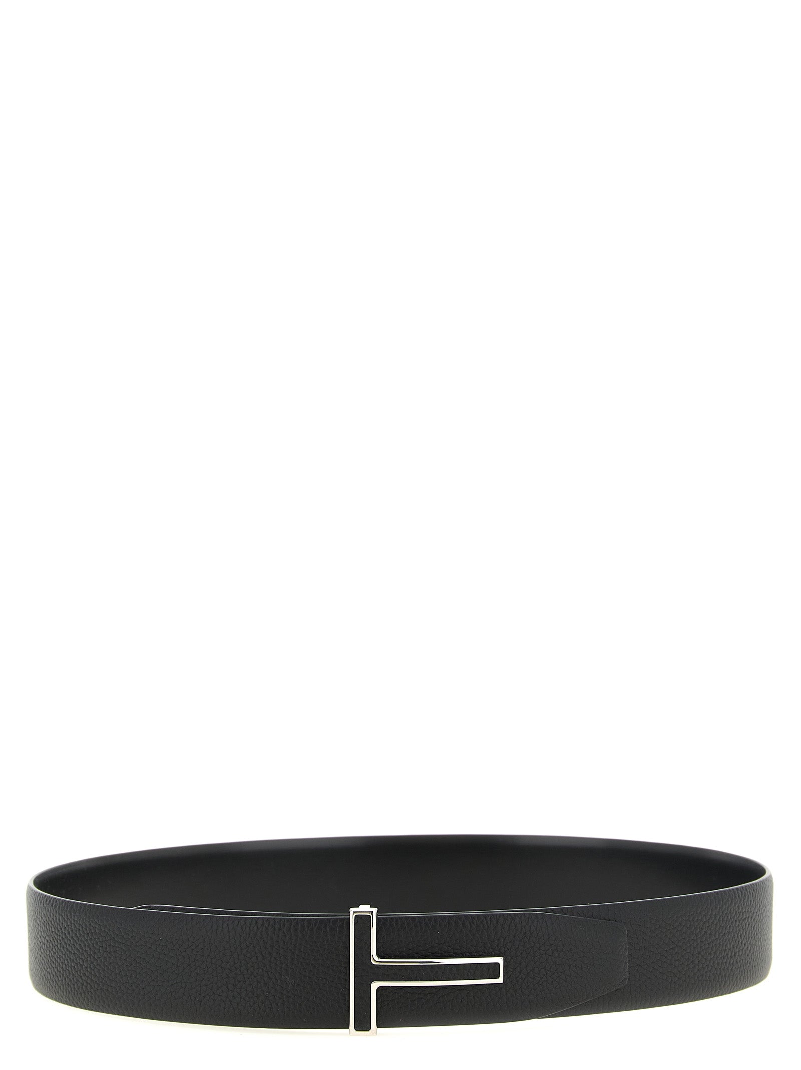 Tom Ford Schwarzer Kalbsleder Gürtel Regular