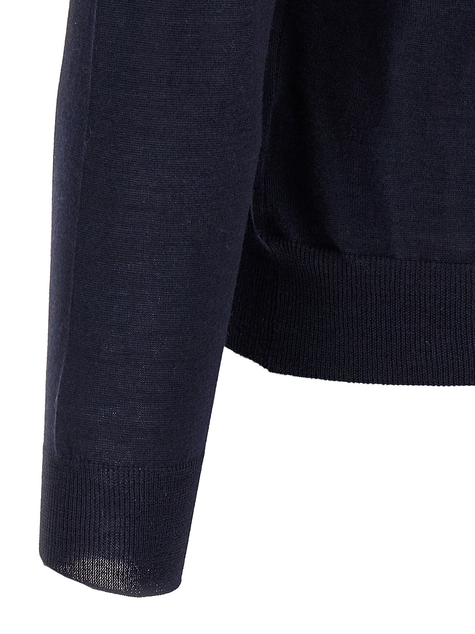 Barba Napoli Blauer Wollcardigan