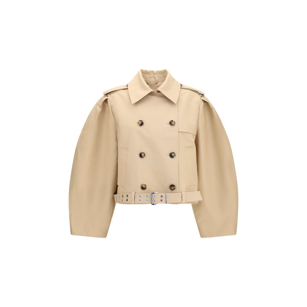 Ganni Beige Baumwolljacke