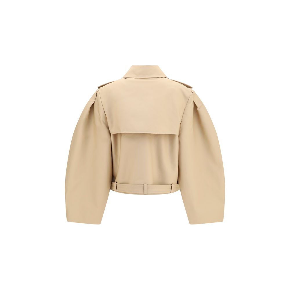 Ganni Beige Baumwolljacke