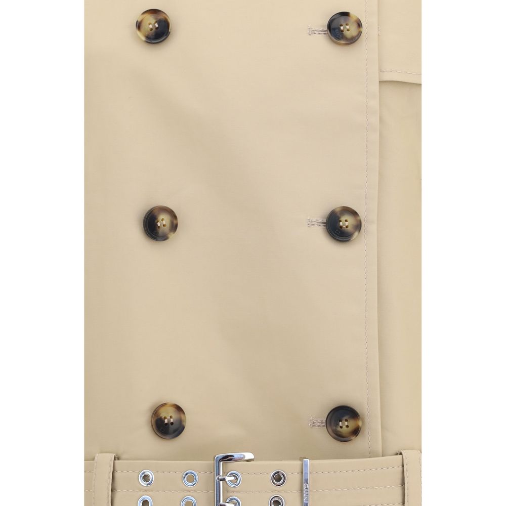 Ganni Beige Baumwolljacke