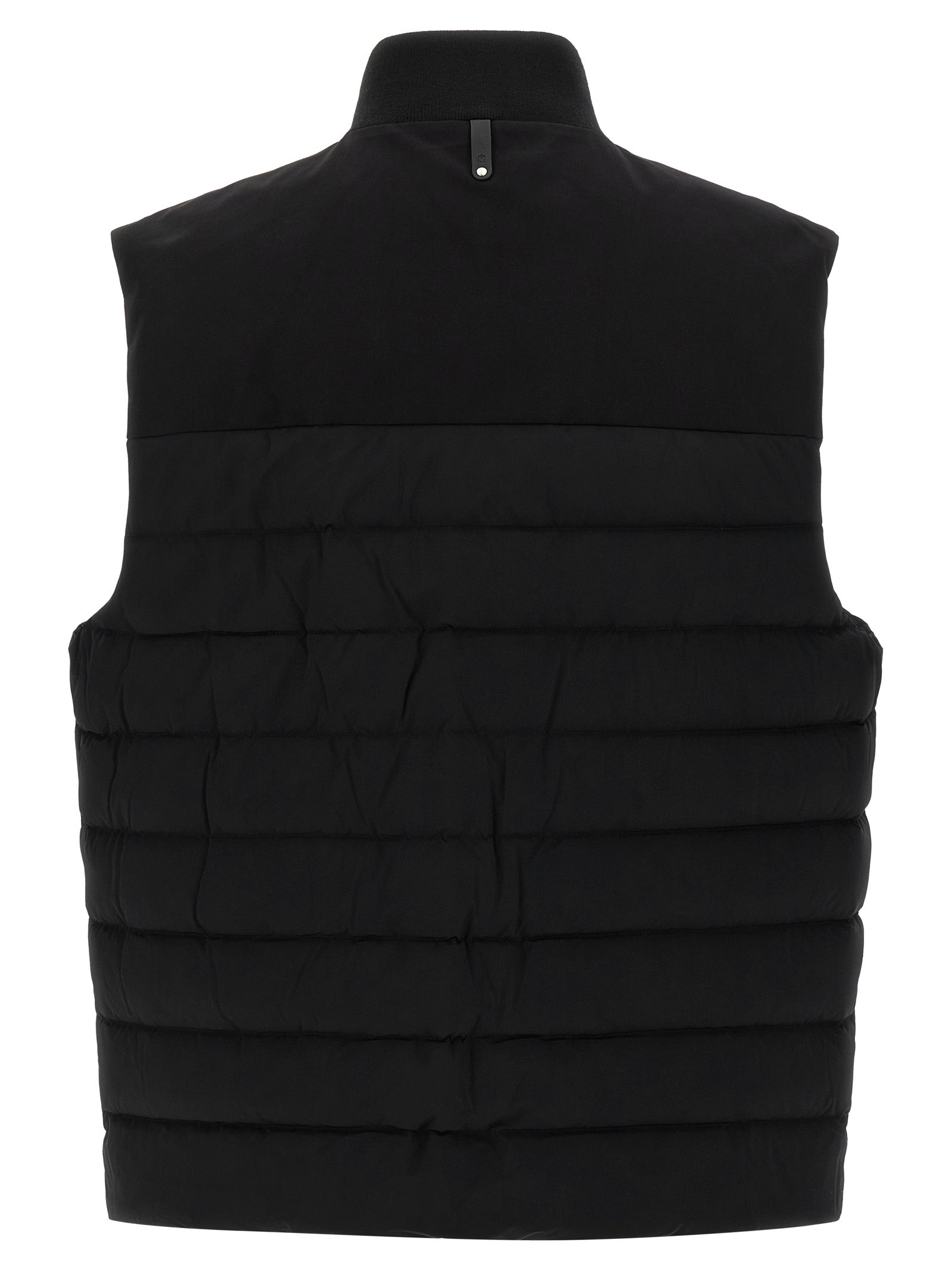 Mackage Schwarze ärmellose Nylon-Jacke