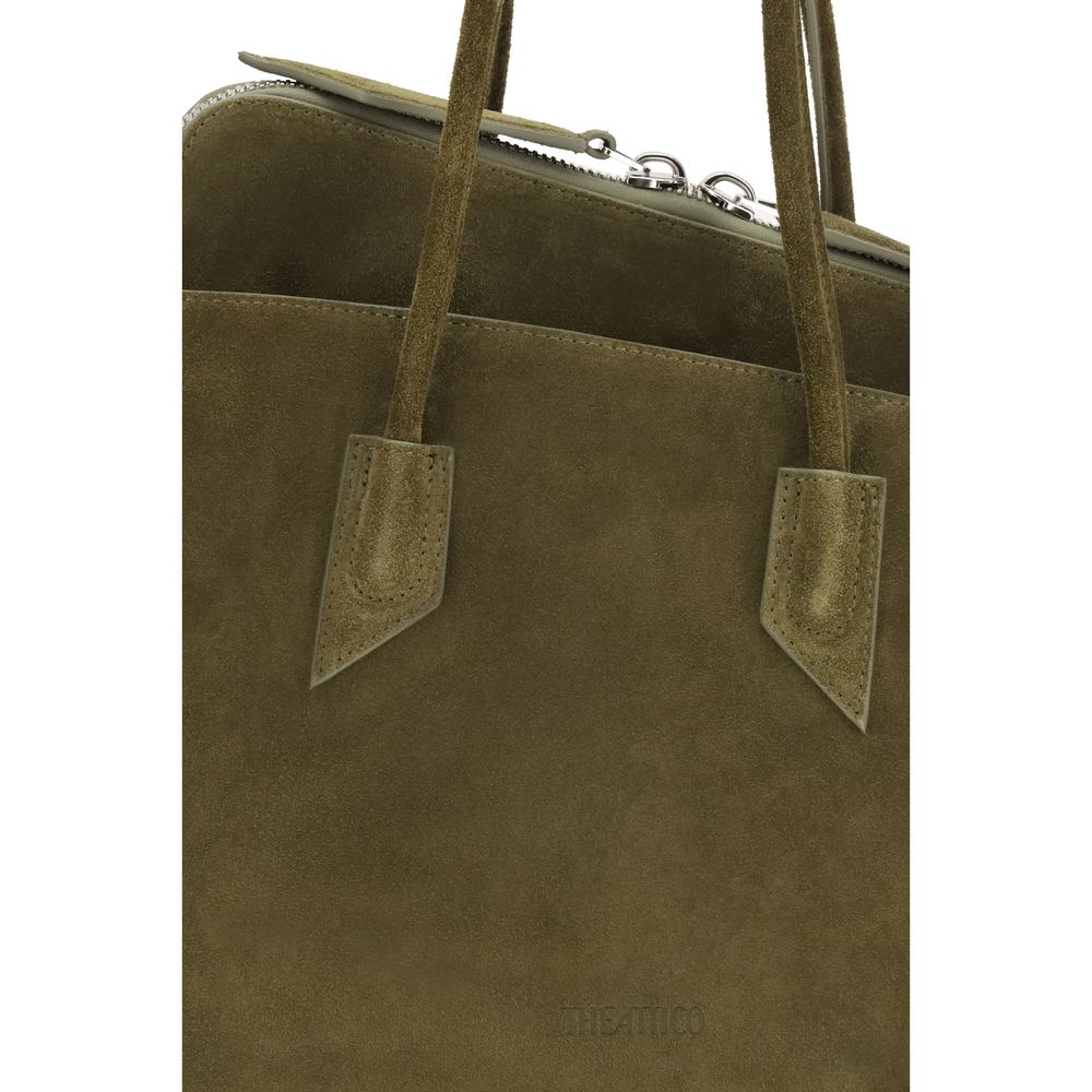 The Attico Bicolor Calf Leather Bos Taurus Schultertasche