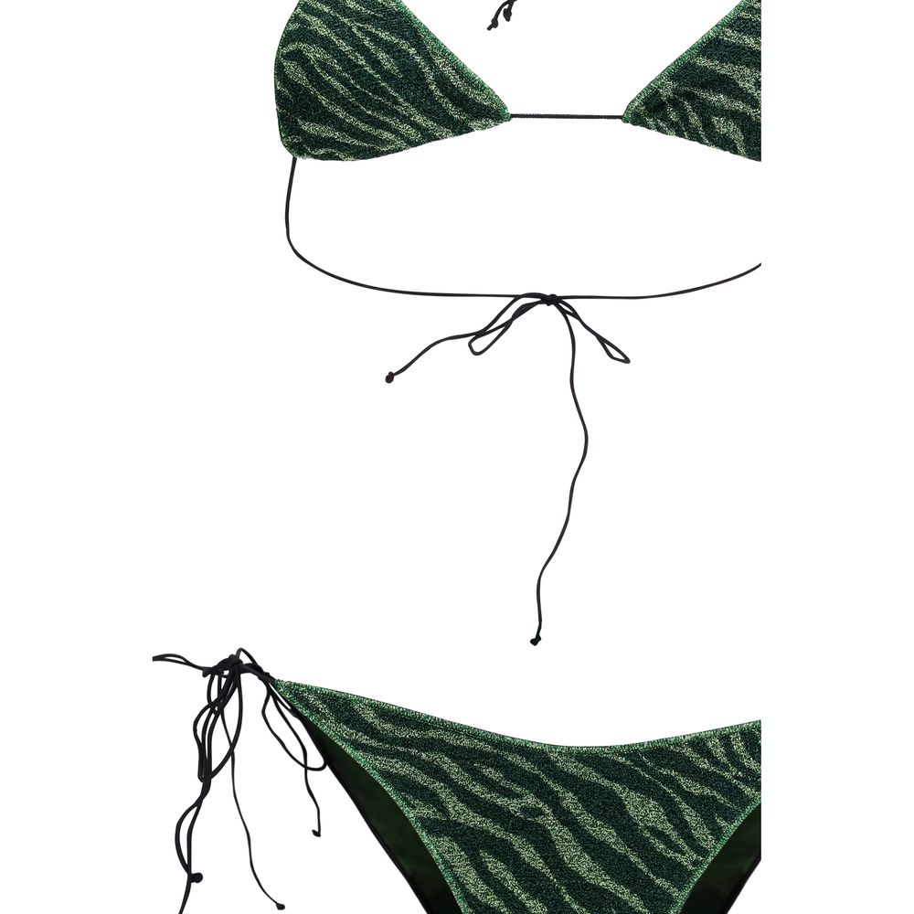 Oséree Grüner Polyamid-Bikini