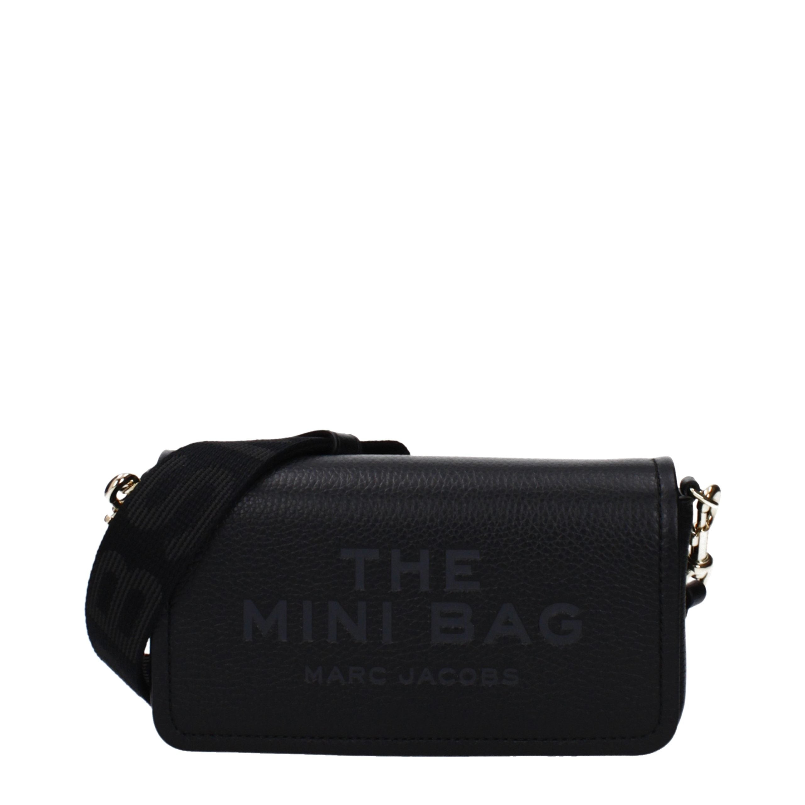 Marc Jacobs Schwarze Leder Umhängetasche