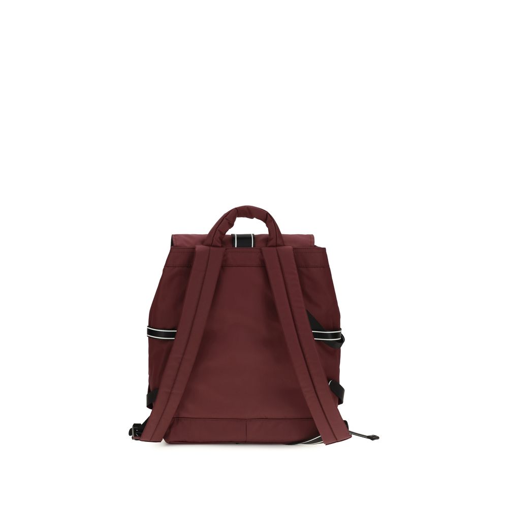 Ganni Rucksack aus recyceltem Polyamid in Bordeaux