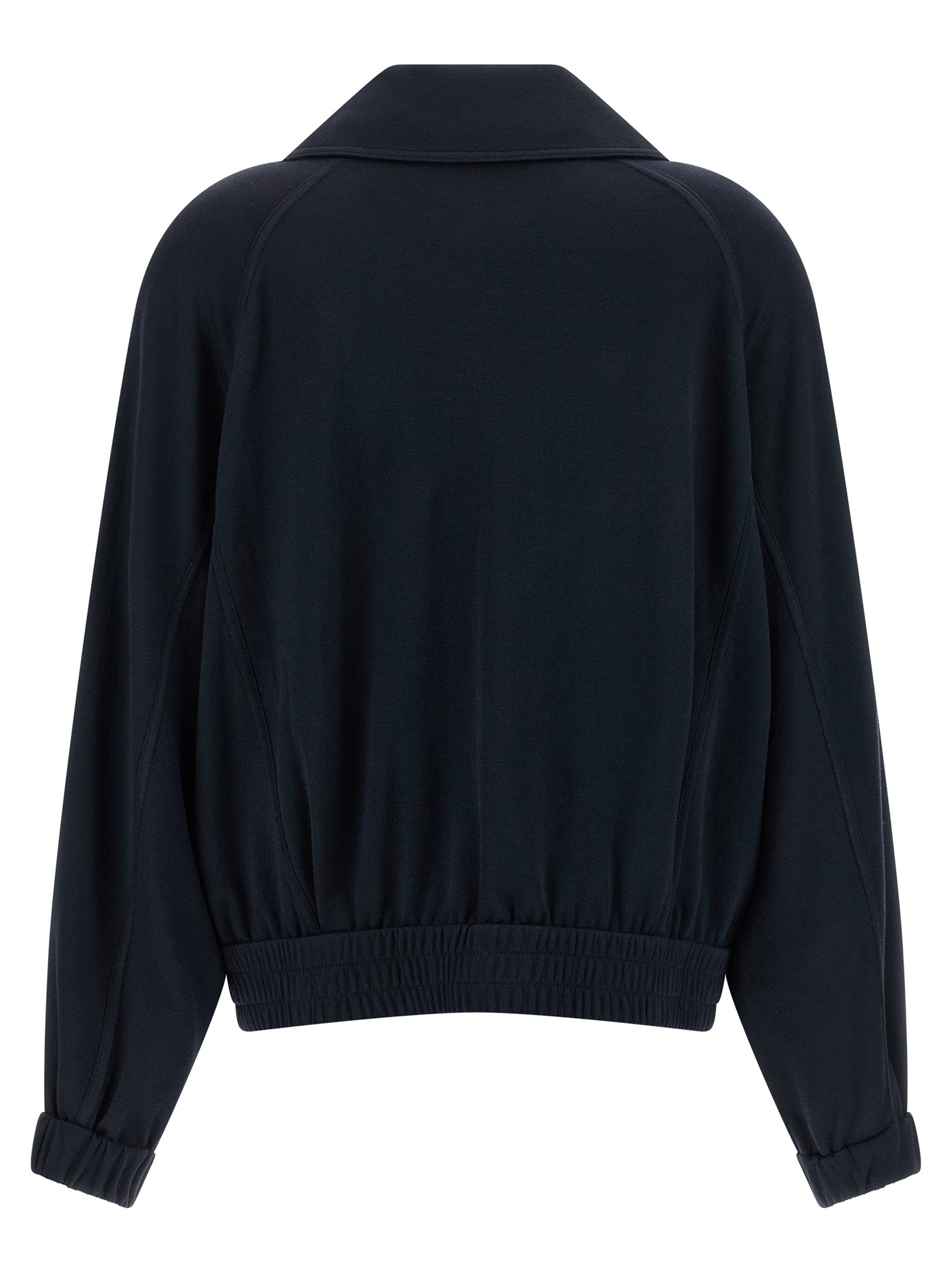Brunello Cucinelli Blauer Baumwoll-Bomber