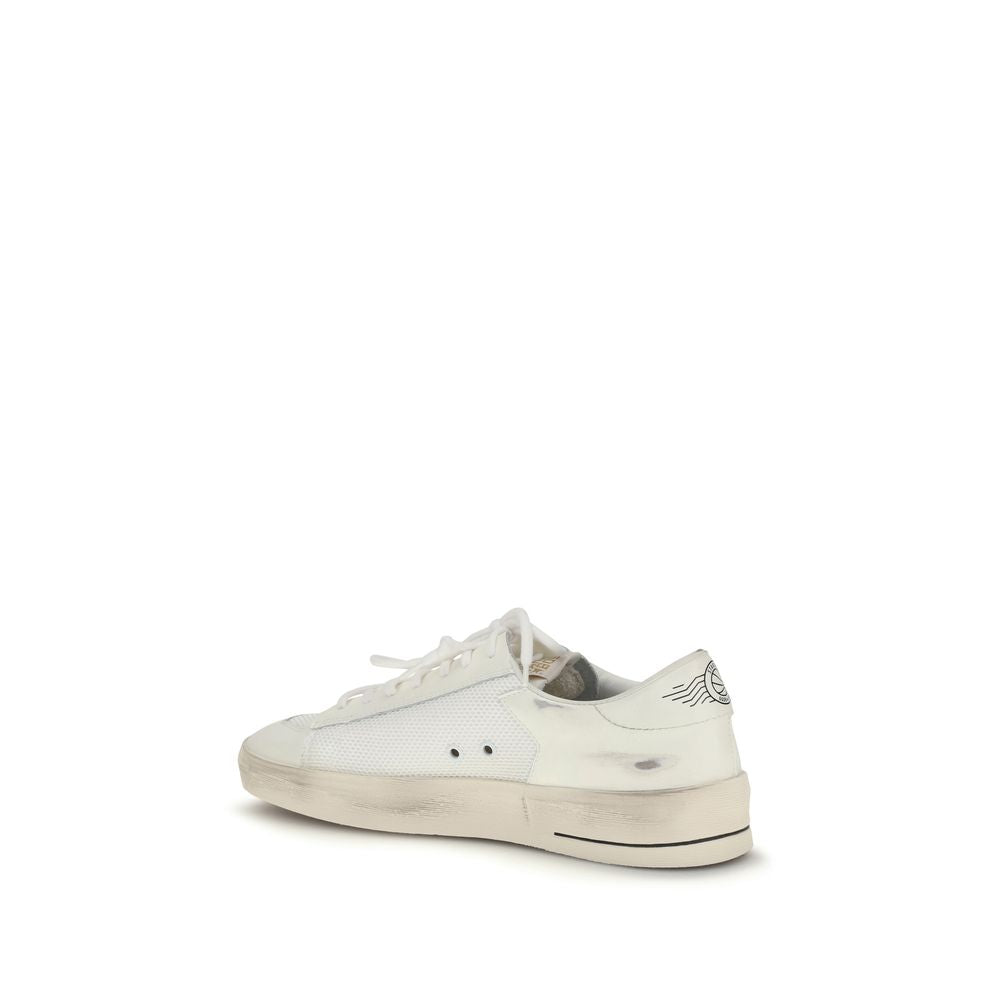 Golden Goose Weiße Bos Taurus Kalbsleder Athletic Sneaker