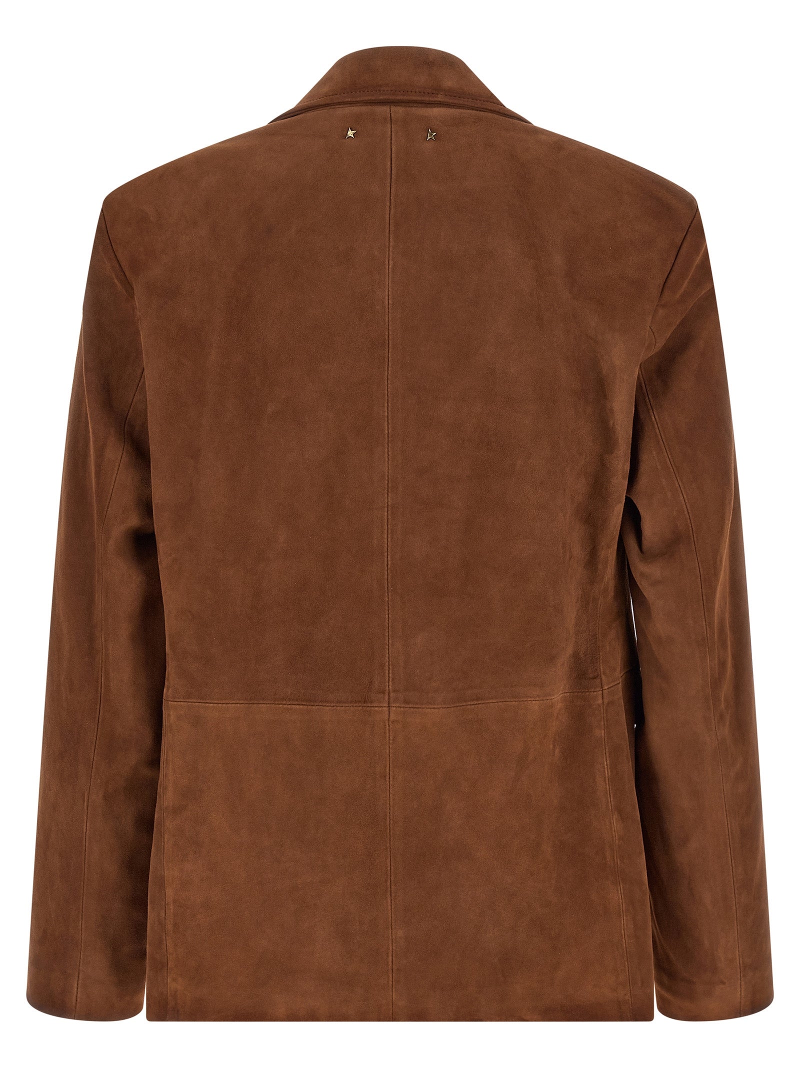 Golden Goose Braune Lammlederjacke