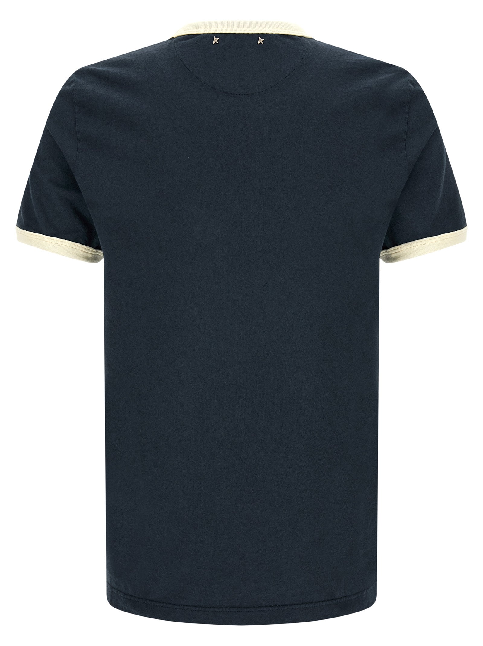 Golden Goose Blaues Baumwoll-T-Shirt