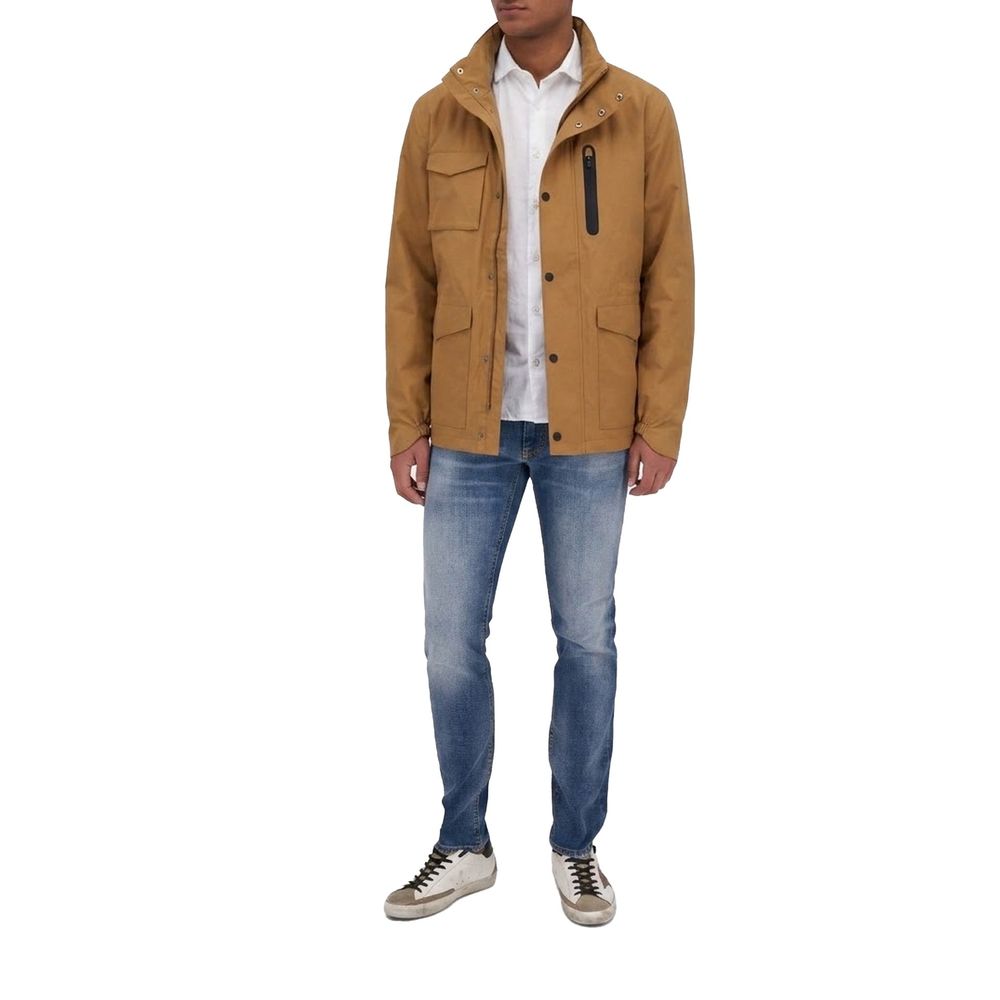 Herno Braune Shell-Jacke aus Polyester