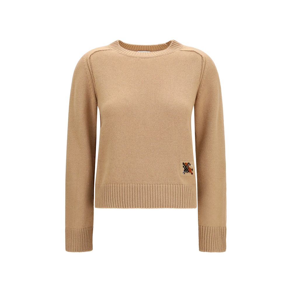 Burberry Beiger Kaschmirpullover