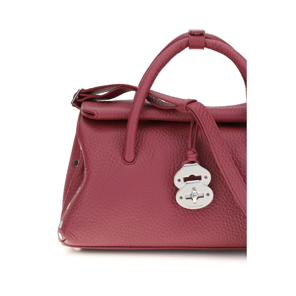 Zanellato Multicolor Calf Leather Bos Taurus Schultertasche