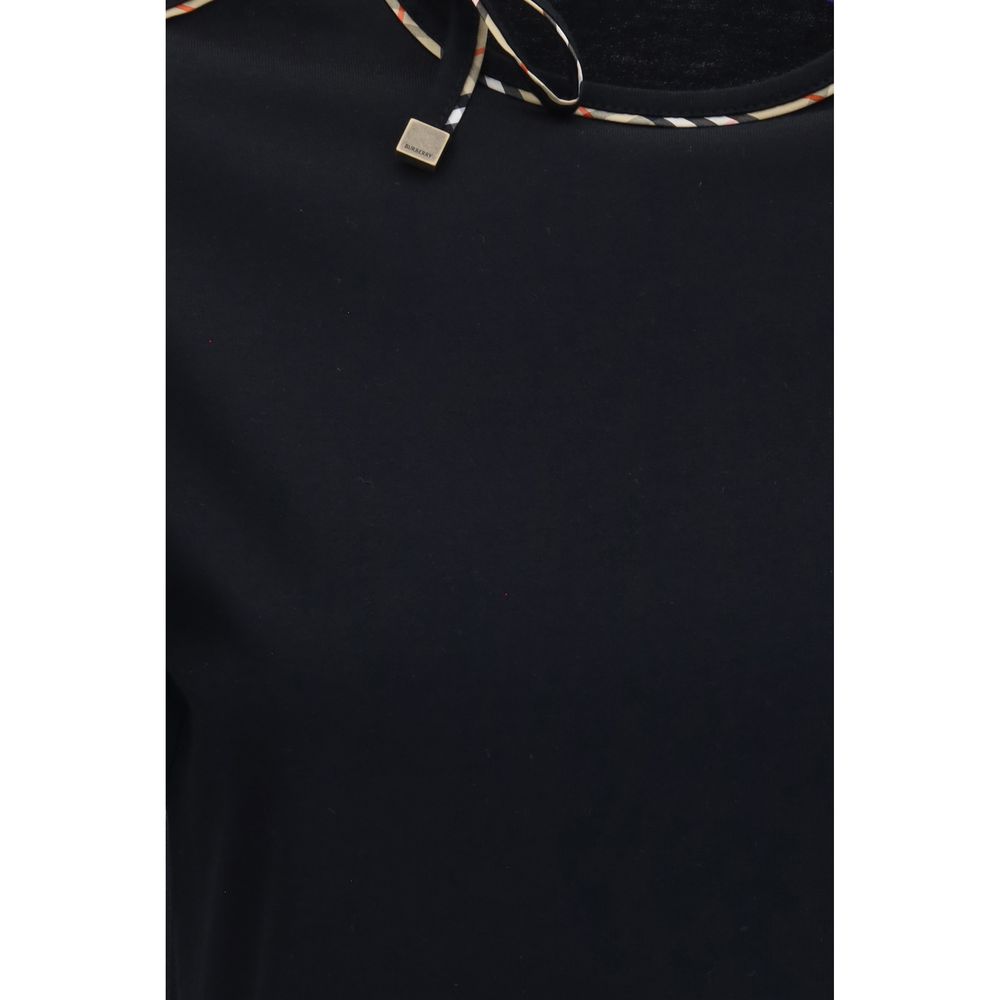 Burberry Schwarzes Baumwoll-T-Shirt