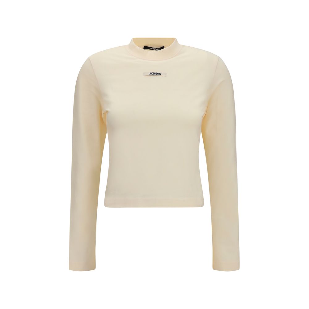 Jacquemus Beige Baumwoll-Langarmshirt