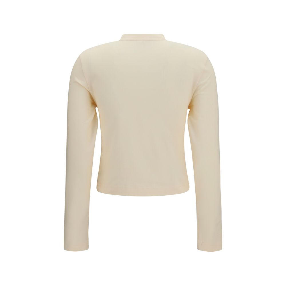 Jacquemus Beige Baumwoll-Langarmshirt