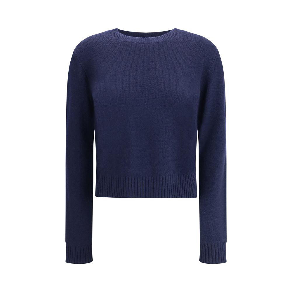 Lisa Yang Blauer Kaschmirpullover