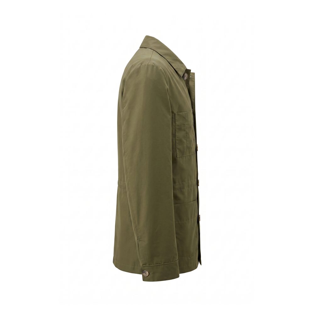 Malo Grüne Nylon Herrenjacke