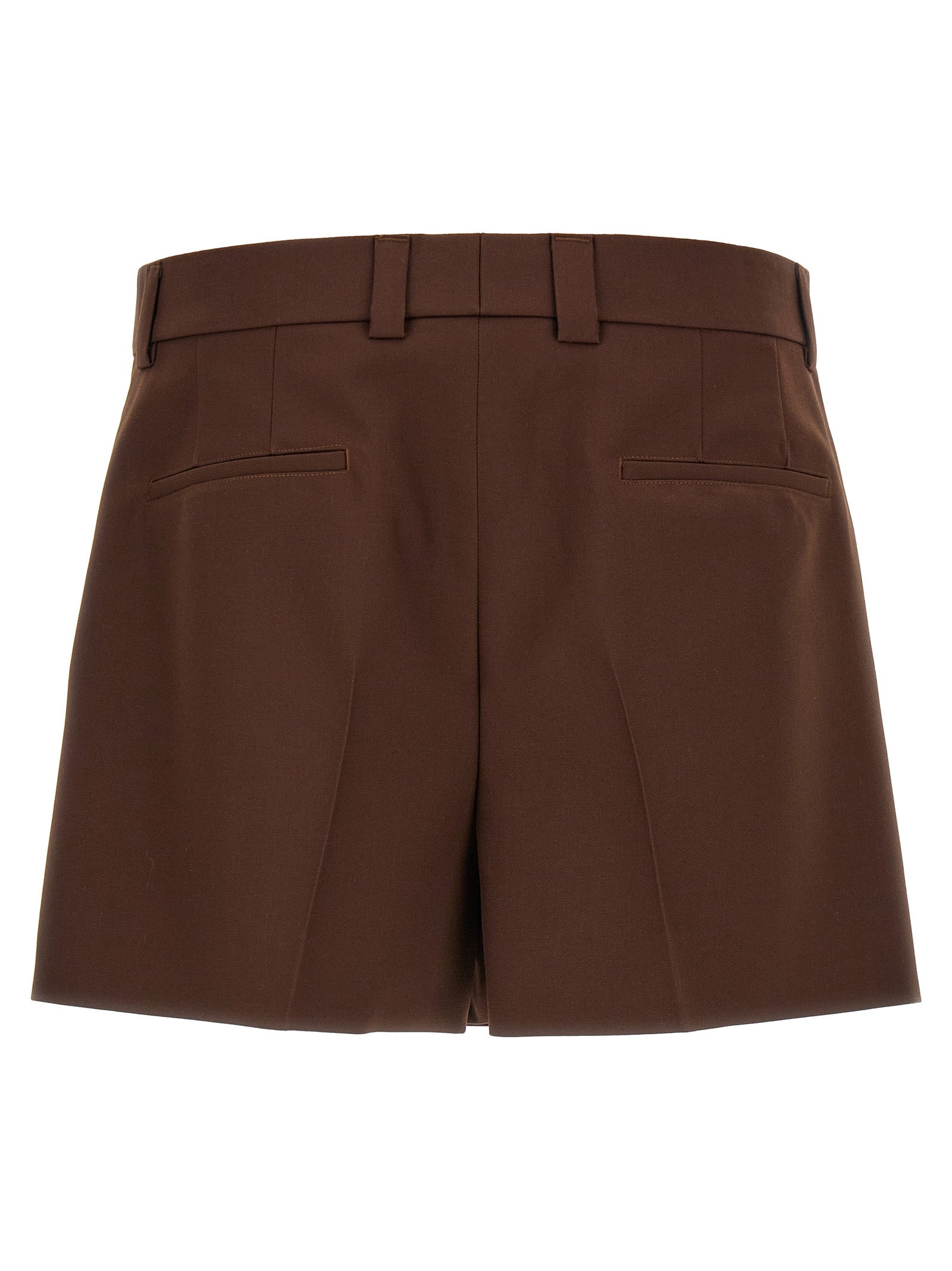 Gucci Braune Woll-Bermudashorts