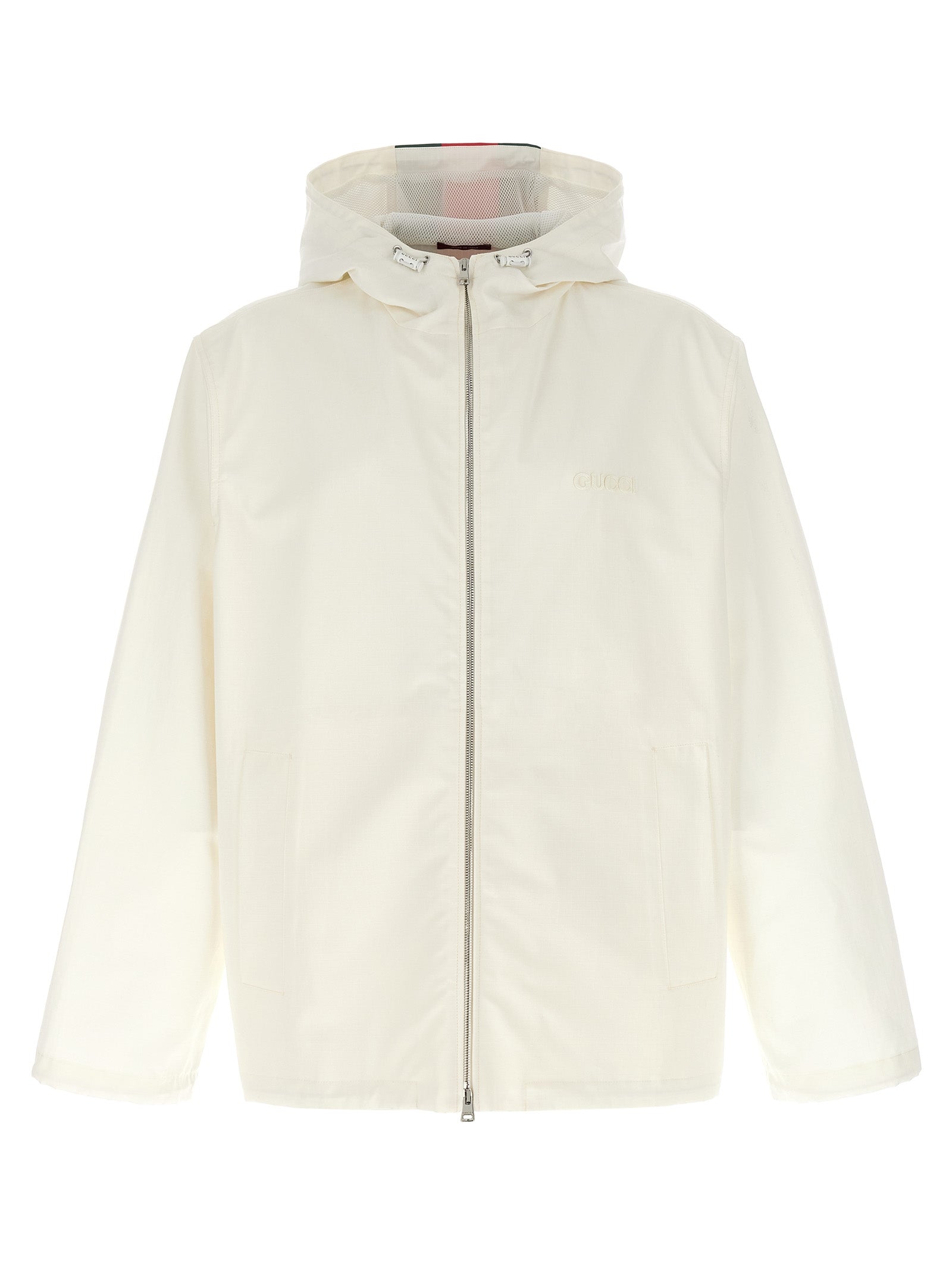Gucci Weiße Baumwoll-Strickjacke