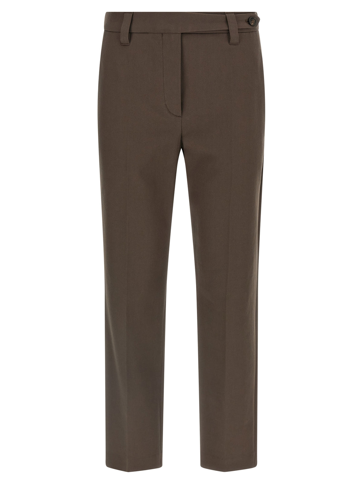 Brunello Cucinelli Braune Baumwollhose für die Freizeit