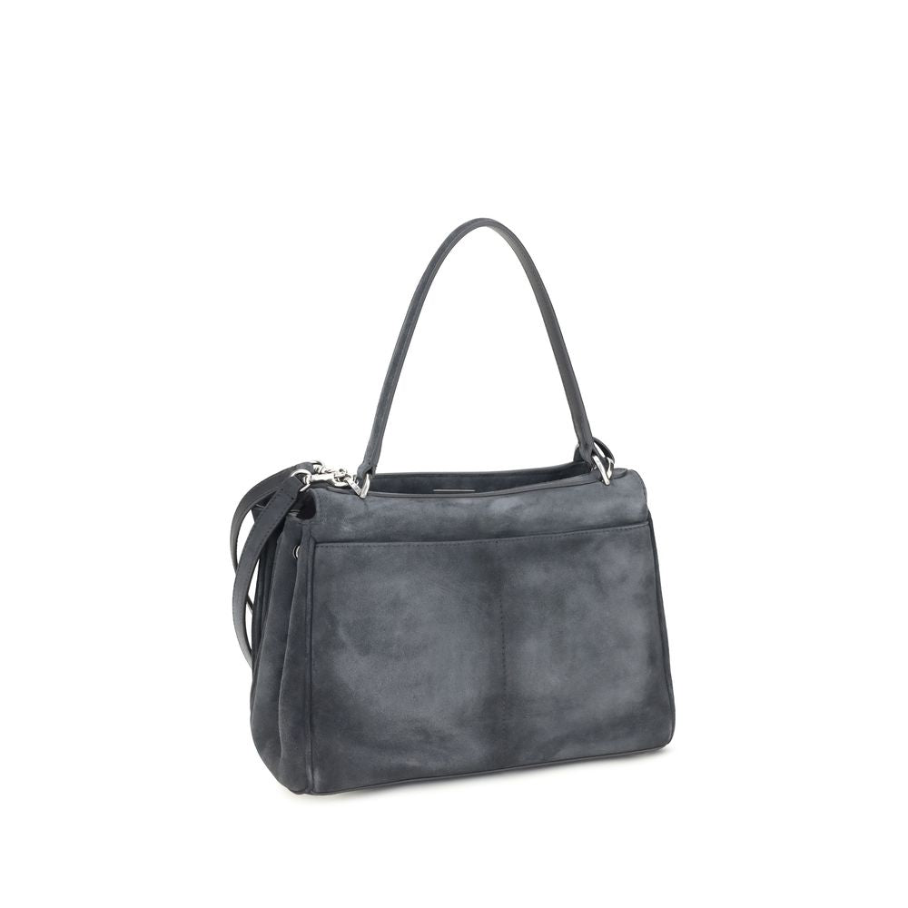 Balenciaga Graue Bos Taurus Kalbsleder Schultertasche