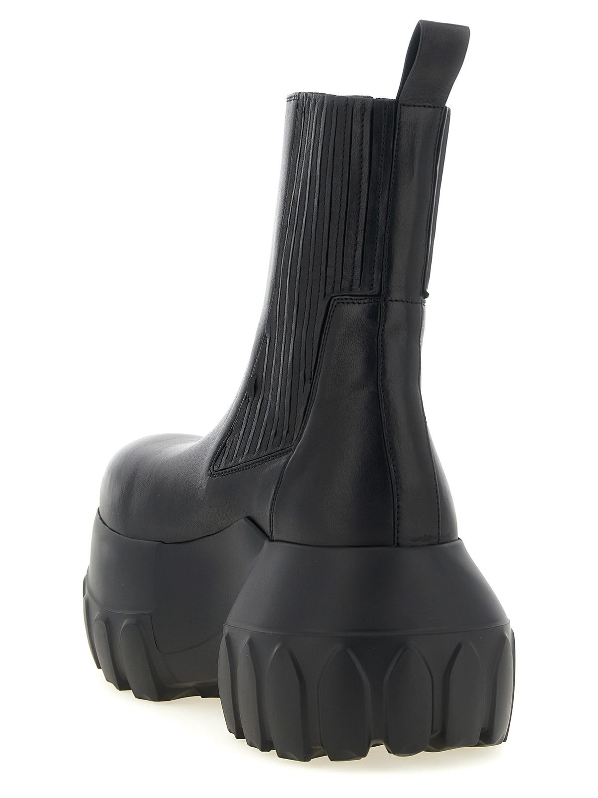 Rick Owens Schwarze Ramie-Stiefeletten