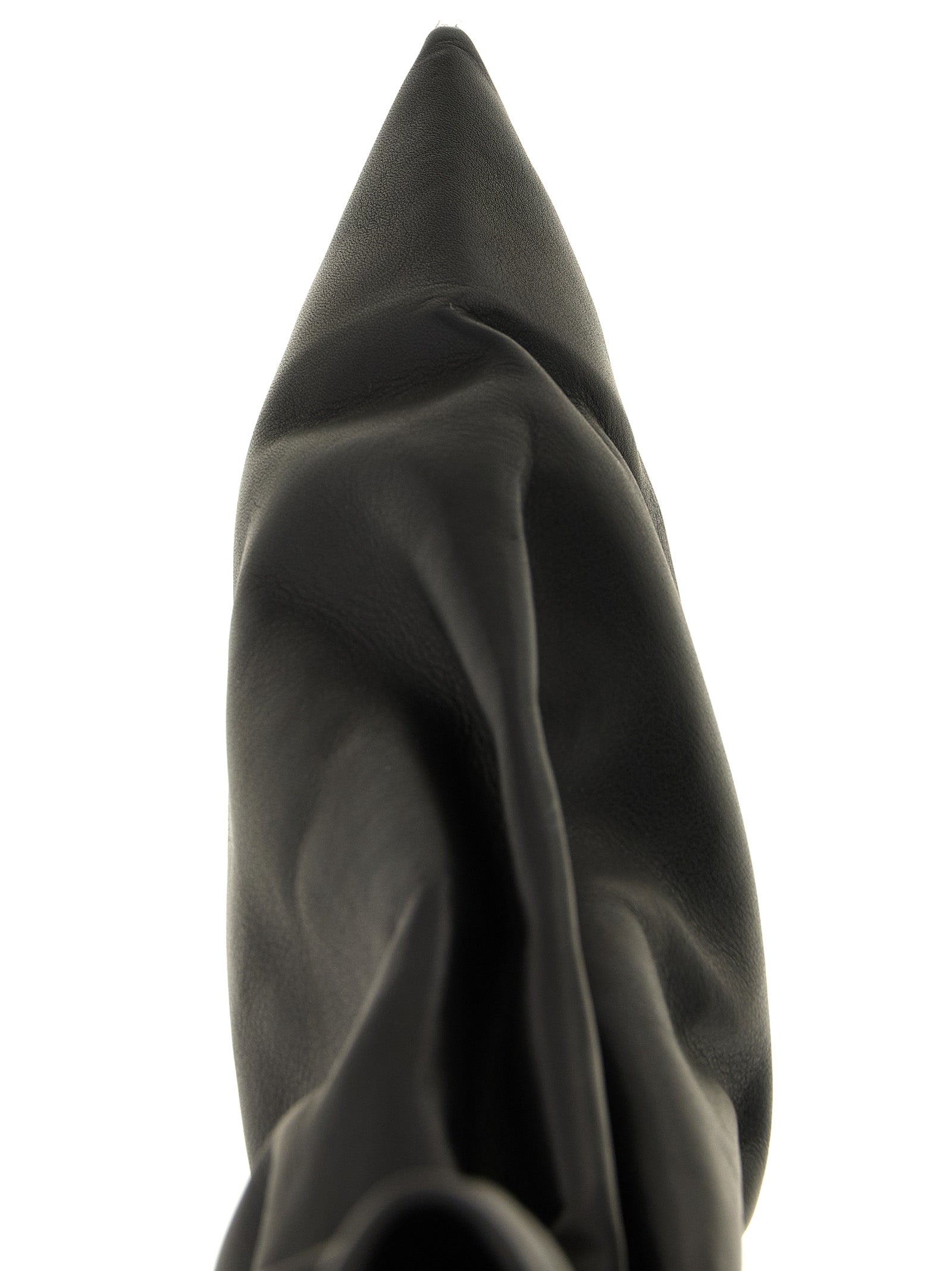 Rick Owens Schwarze Stiefeletten aus Kalbsleder