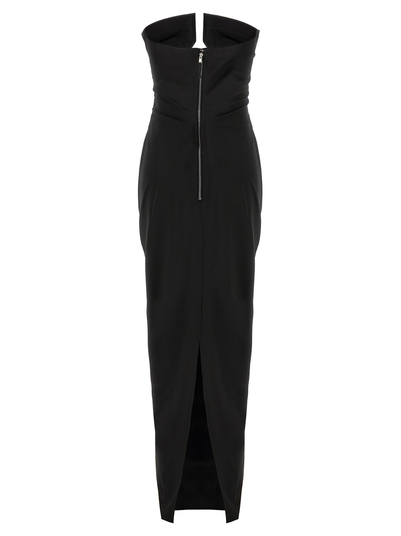 Rick Owens Langes Wollkleid in Schwarz
