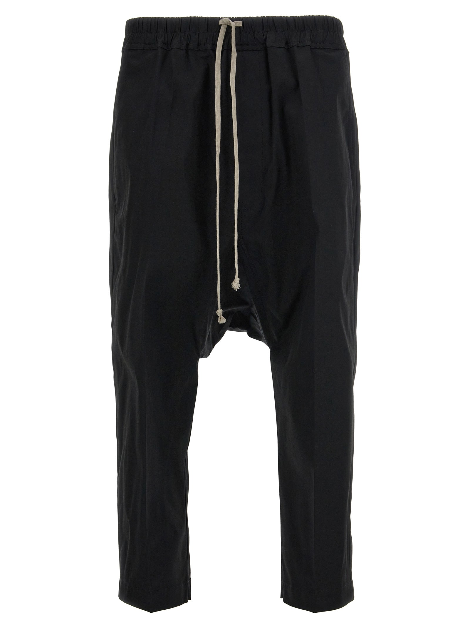 Rick Owens Schwarze Baumwoll-Freizeithose