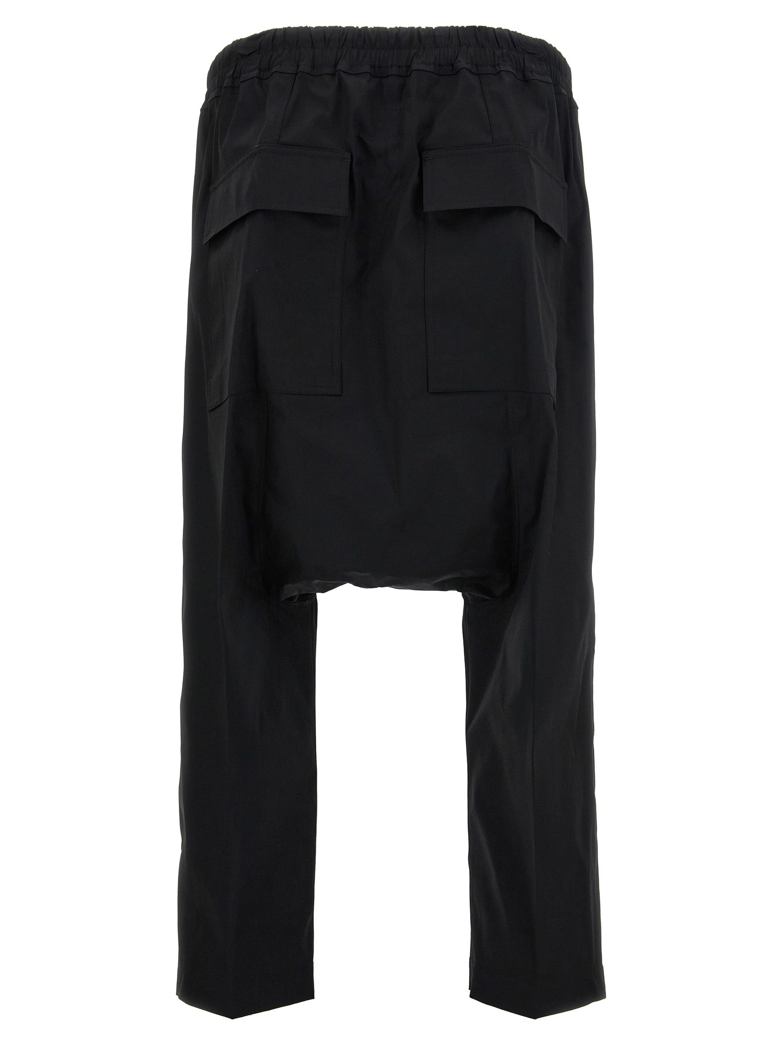 Rick Owens Schwarze Baumwoll-Freizeithose